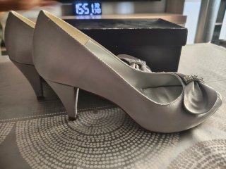 Zapatos de fiesta Mado Calzados plateados