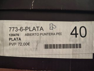 Zapatos de fiesta Mado Calzados plateados