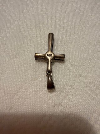 Ciondolo Croce Lapislazzuli e Argento