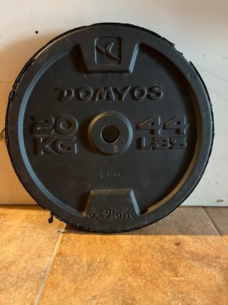 1 Disco de pesas DOMYOS 20kg