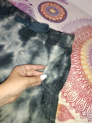 Pantalones cortos tie-dye hombre