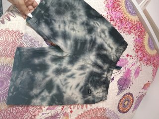 Pantalones cortos tie-dye hombre