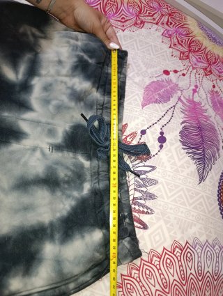 Pantalones cortos tie-dye hombre