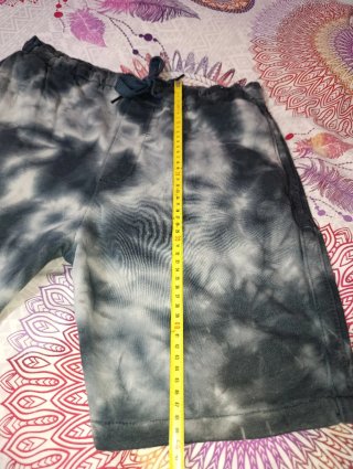 Pantalones cortos tie-dye hombre