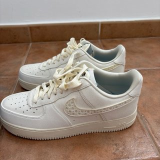 Nike Air Force 1 Beige/Blanco
