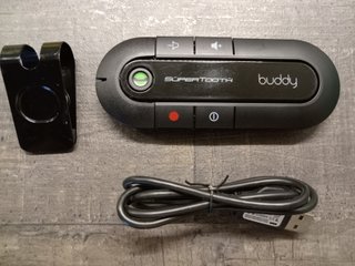 Kit vivavoce Bluetooth SuperTooth Buddy +accessori