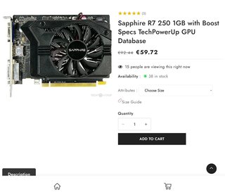 Scheda Video AMD R7 250 Sapphire