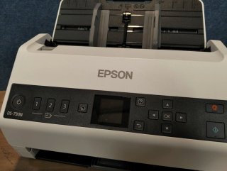 Scanner di rete USB Epson WorkForce DS-730N A4