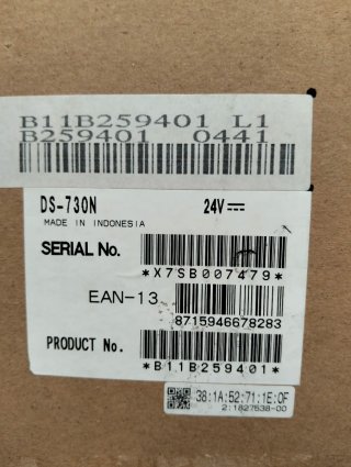 Scanner di rete USB Epson WorkForce DS-730N A4