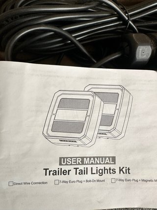 Luces LED para remolque con imán