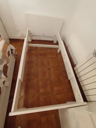 Cama extensible blanca ikea Slakt