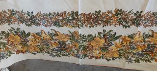 Tovaglia Zucchi vintage con 12 tovaglioli