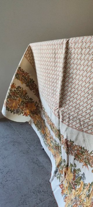 Tovaglia Zucchi vintage con 12 tovaglioli