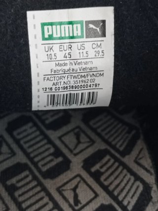 Zapatillas Puma Hombre Negras