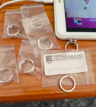 7 Anillos de Plata Ajustables