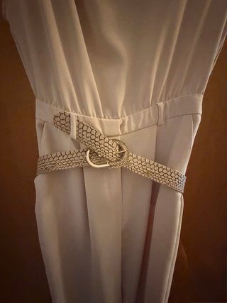 Zara Abito Cerimonia Beige