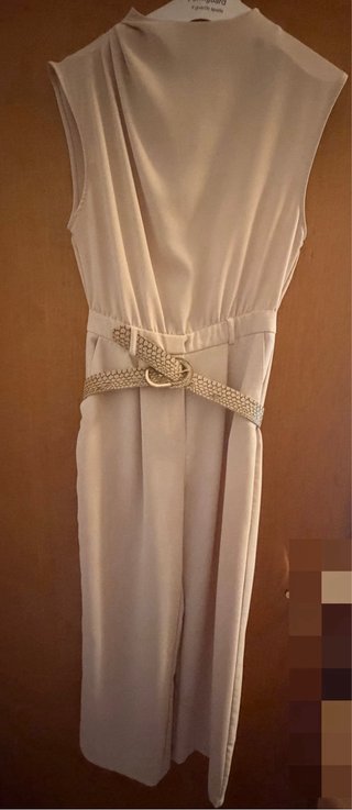 Zara Abito Cerimonia Beige