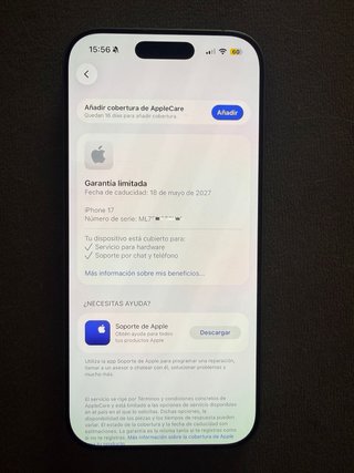 iPhone 17 256GB Verde Salvia 53 CICLOS CARGA.