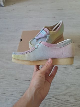 Zapatos Clarks Tie Dye Rosa y Amarillo