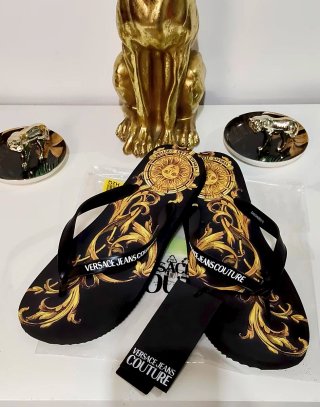 T-43, Sandalias de dedo Versace Jeans C, Hombre.
