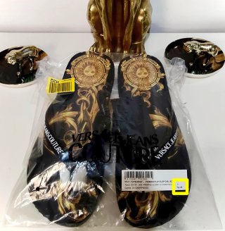 T-43, Sandalias de dedo Versace Jeans C, Hombre.