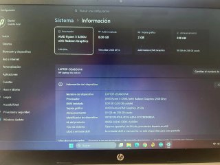 Portatil hp Amd Ryzen 3