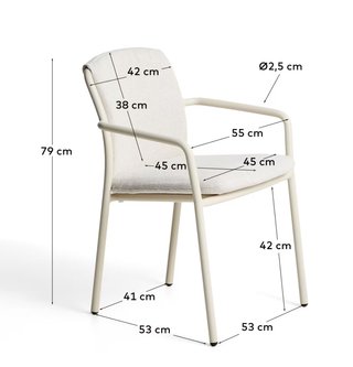 Sedia Linosa Kave Home impilabile