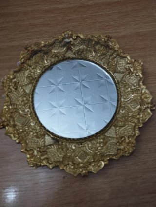 Espejo decorativo bronce