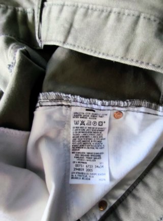 Levi's 751 Caqui W34 L34