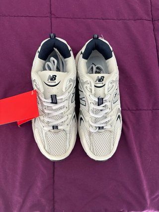 New Balance 530 Talla 37 Blanco/Azul Marino