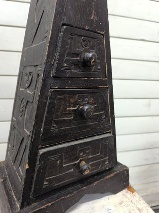 Estantería Vintage Madera Tallada