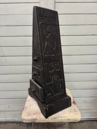 Estantería Vintage Madera Tallada