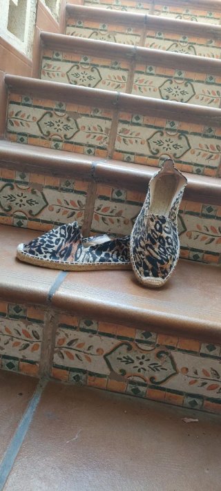Alpargatas estampado animal print