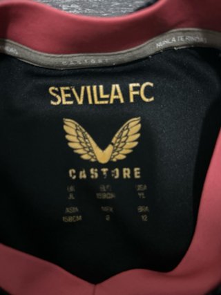 Camiseta Sevilla FC Castore Negra Talla S