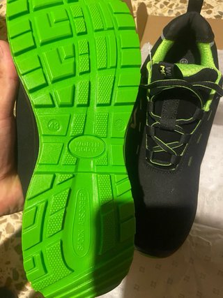 Zapatos de seguridad WURTH negros/verdes talla 43