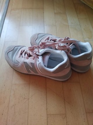 Zapatillas New Balance T.39 Rosa y Gris