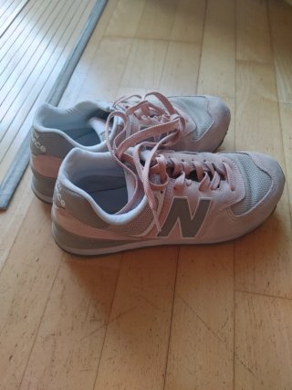 Zapatillas New Balance T.39 Rosa y Gris