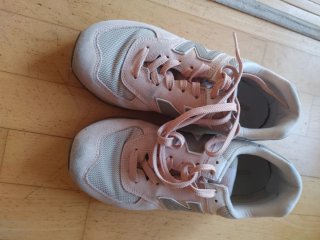 Zapatillas New Balance T.39 Rosa y Gris