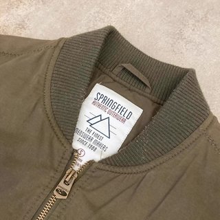 Chaqueta Bomber Springfield Verde Militar