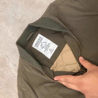 Chaqueta Bomber Springfield Verde Militar