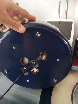 Plafón Vintage Azul y Blanco