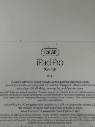 iPad Pro gen 6ª. Blanco. 128gb