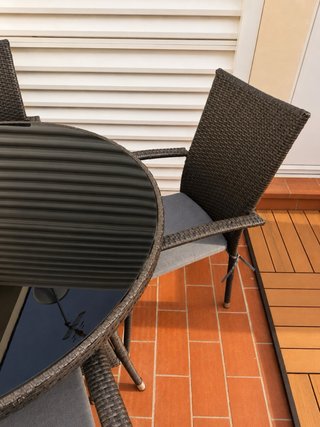 Conjunto Mesa y Sillas Rattan Terraza Royalcraft