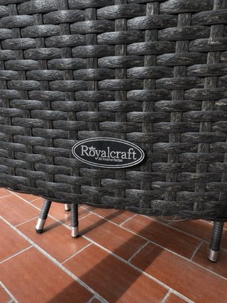 Conjunto Mesa y Sillas Rattan Terraza Royalcraft