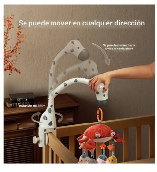 Móvil cuna jirafa y animales