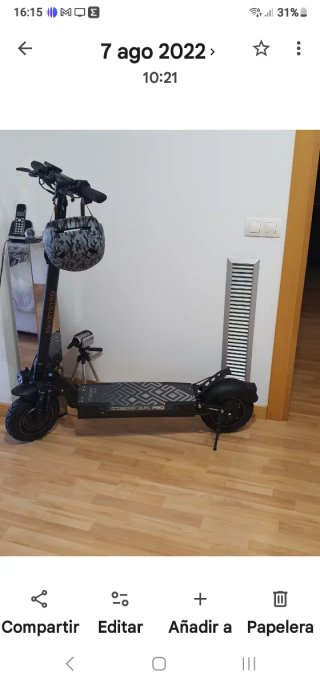 Patinete Eléctrico SmartGyro Crossover Dual 2 mot.