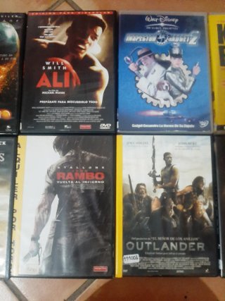 Lote 10 DVDs Acción/Aventura/Crimen, lot14