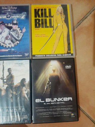 Lote 10 DVDs Acción/Aventura/Crimen, lot14