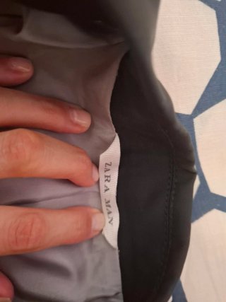 Traje Zara Negro Hombre Talla M Azul Marino