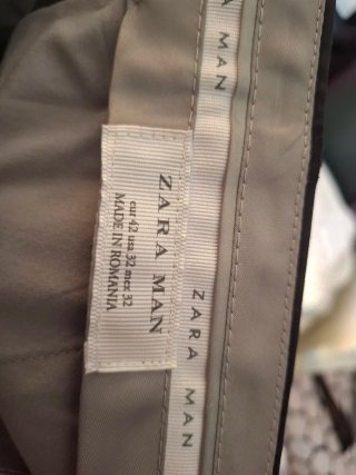 Traje Zara Negro Hombre Talla M Azul Marino